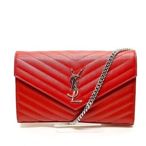 Saint Laurent Red Leather bag